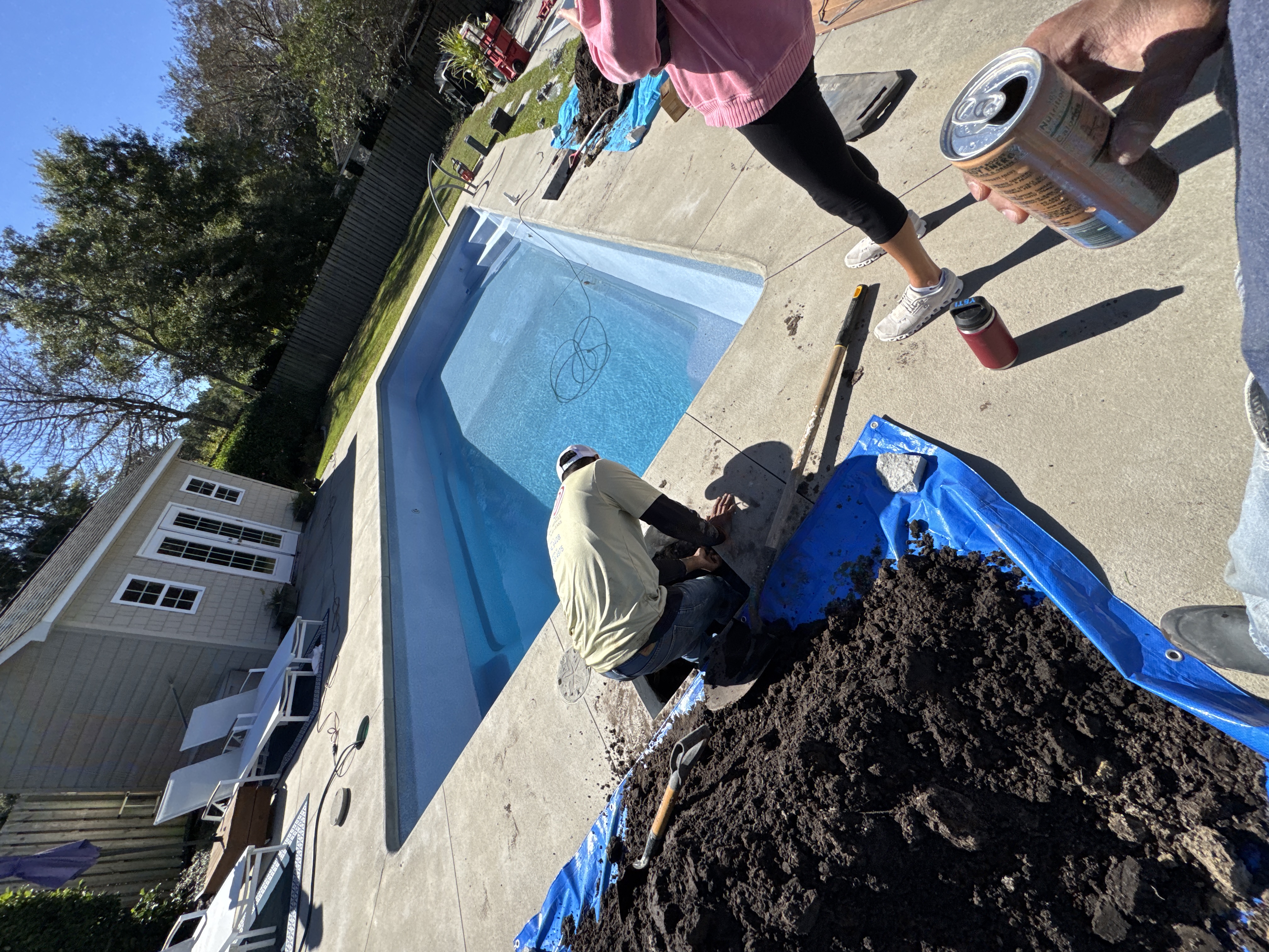 Skimmer separation repair poolside Wilmington NC